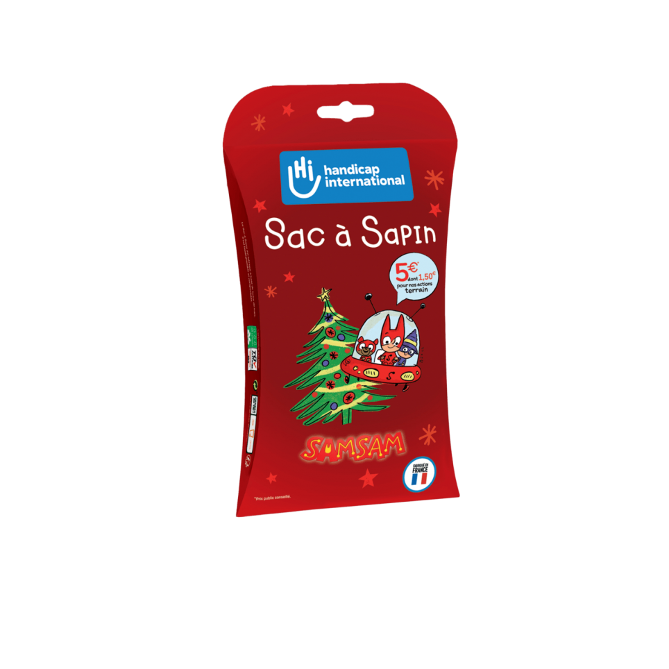 Sac sapin Handicap International biod gradable 2021 Sapins Noel