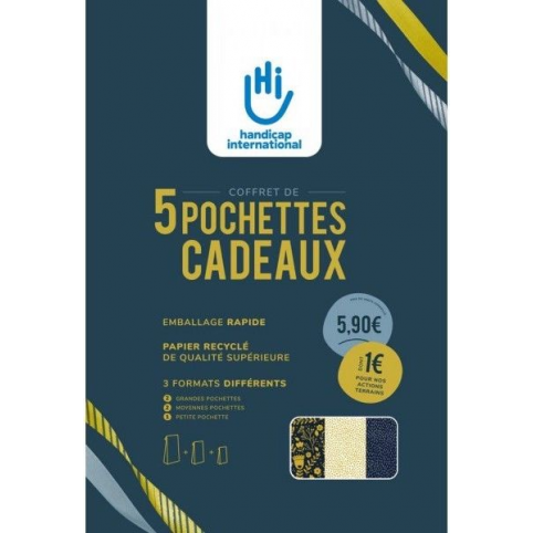 Pochettes cadeaux Handicap International (2020)