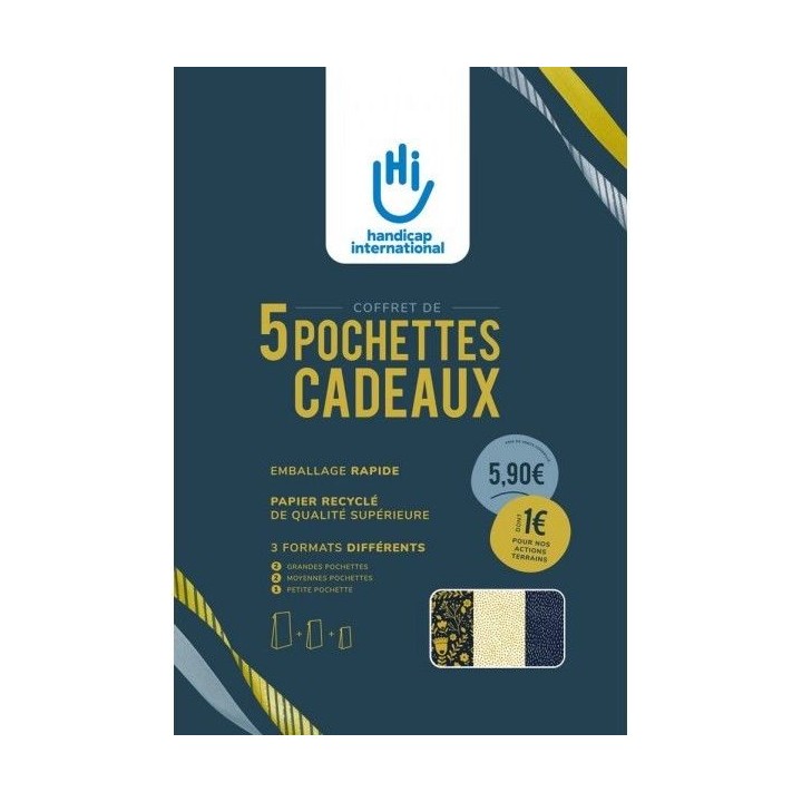 Pochettes cadeaux Handicap International (2020)