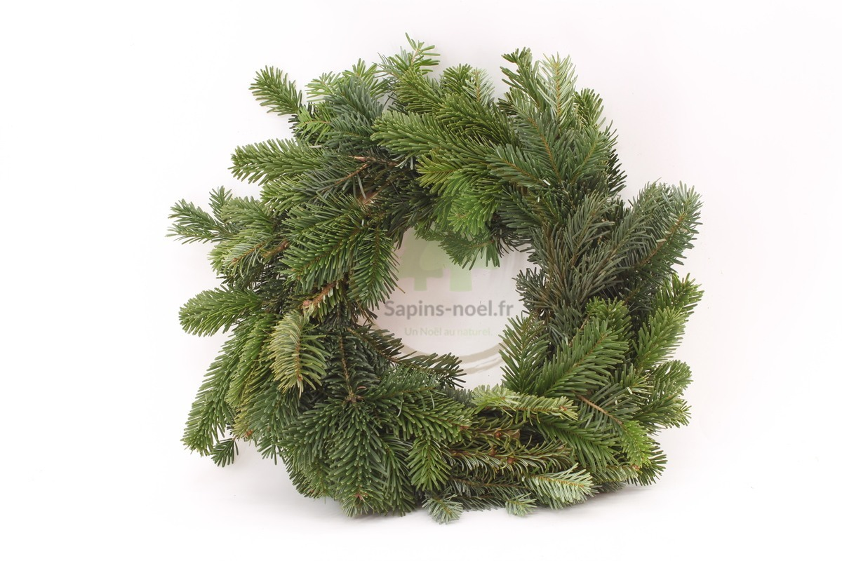 Petite Couronne De Noël Artisanale à Suspendre, Décoration Faite Main