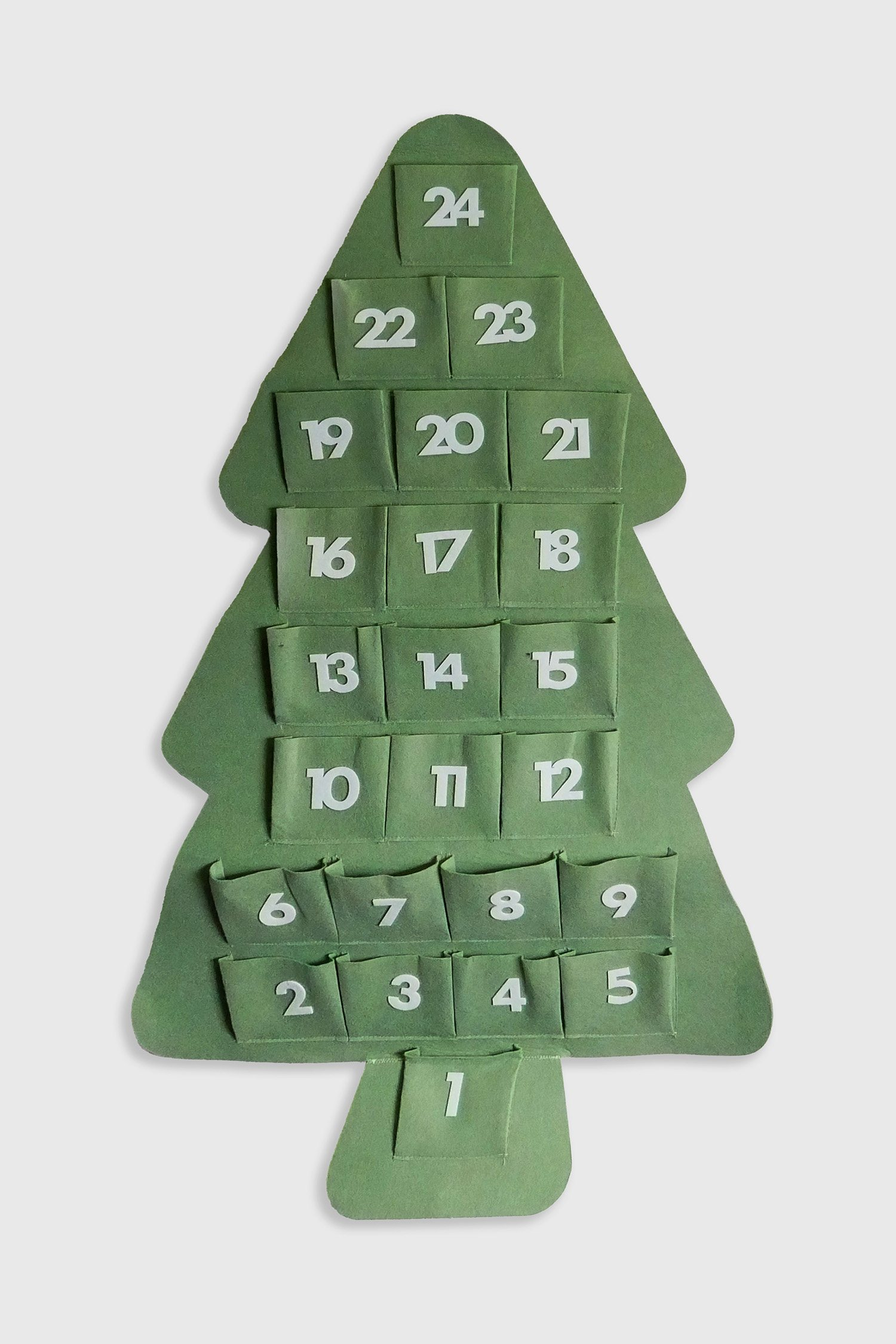Calendrier de l'Avent en tissu personnalisé Calendrier de l'Avent en tissu personnalisé