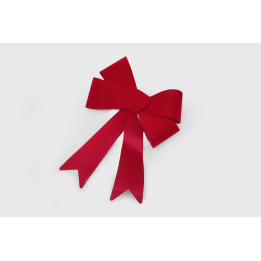 Noeud rouge pour sapin de Noël - 20x29cm
